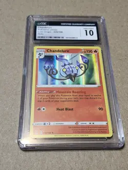 2022 Pokemon Lost Origins Chandelure Holo #026/196 CGC 10 Gem Mint - Image 1