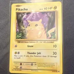 Pokemon Pikachu 35/108 Common Evolutions Basic 60 HP Regular 2016 - Image 1