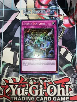 Evenly Matched Platinum Secret Rare RA01-EN074 Yugioh - Image 1