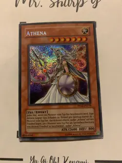 ATHENA - PP02-DE018 DEUTSCH Yu-Gi-OH! CARD SECRET RARE HOLO KONAMI - Image 5