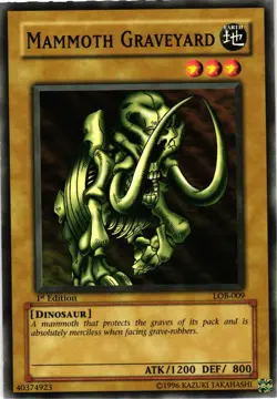 Yu-Gi-Oh! Mammoth Graveyard LOB-009 Common 1st Edition NM - Image 1