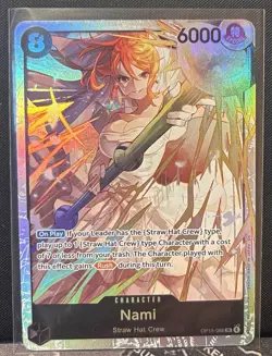 Nami OP15-086 Full Art Special Holo One Piece TGC - Image 1