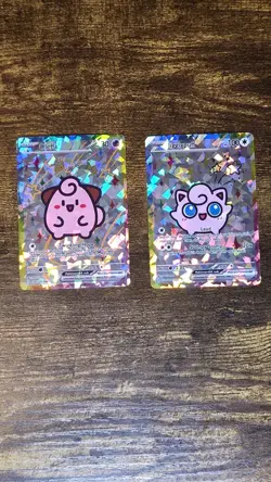 4 FAN ART Pokemon TCG cards Togepi Psyduck Cleffa Jigglypuff - Image 3