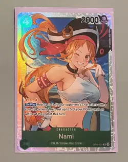 Nami OP14-031 (SR) Super Rare – The Azure Sea’s Seven – One Piece Card Game TCG - Image 1