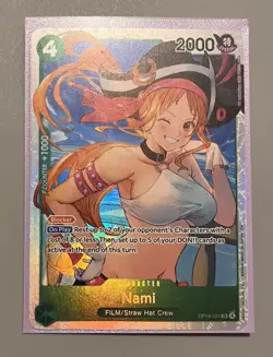 Nami OP14-031 (SR) Super Rare – The Azure Sea’s Seven – One Piece Card Game TCG - Image 3