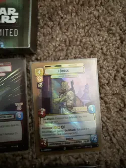 star wars unlimited lot Judge Card Grogu Sleeves Top 4 8 Yoda Death Vader - Image 3