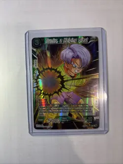 Dragon Ball Super Card Game Trunks, a Helping Blast P-128 PR GOLD FOIL - Image 1
