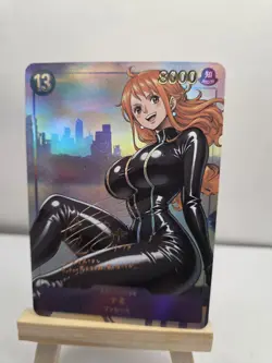 ONE PIECE Nami Sexy Goddess Waifu Anime Doujin Card Signature Card - Image 1