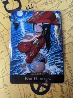 Boa Hancock One Piece Hentai Anime Doujin Waifu ACG Custom Card - Image 1