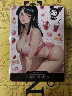 Nico Robin One Piece Hentai Anime Doujin Waifu ACG Custom Card - Image 1