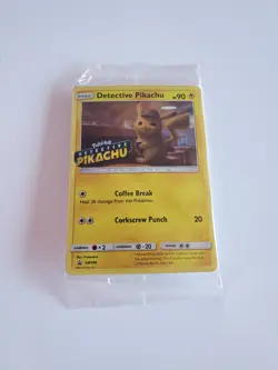 Pokemon Card Detective Pikachu Holo Promo SM190- Factory Sealed - Image 1