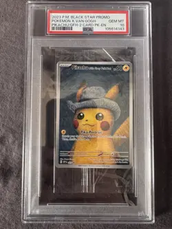 Pokemon Promo Card Van Gogh Pikachu with Grey Felt Hat 085 PSA 10 GEM MINT - Image 1