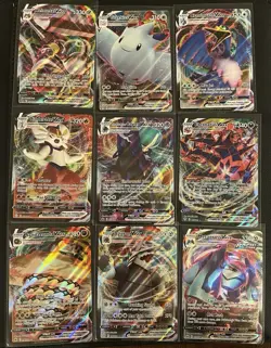 Pokemon Vmax Lot- 9 Pokemon Vmax Cards - Image 1