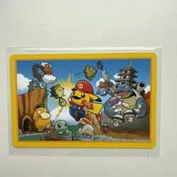 Pokemon Center 2016 Mario Luigi Pikachu Special playing cards - Crossover - Image 1