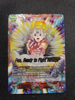 Dragon Ball Super Card Game CCG Pan,Ready to Fight Return Holo Foil SD17-01 - Image 1