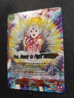 Dragon Ball Super Card Game CCG Pan,Ready to Fight Return Holo Foil SD17-01 - Image 3