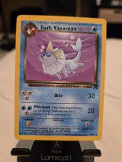 Pokemon Team Rocket Dark Vaporeon 2-Card Lot English! 2x Double Same Card Lot - Image 1
