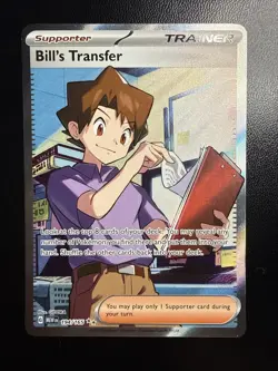 Bill's Transfer 194/165 Scarlet & Violet 151 Ultra Rare Pokemon Card - Image 1