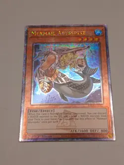 Mermail Abysspike - Quarter Century Secret Rare RA04-EN012 Yugioh - Image 2