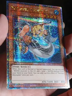 Mermail Abysspike - Quarter Century Secret Rare RA04-EN012 Yugioh - Image 3