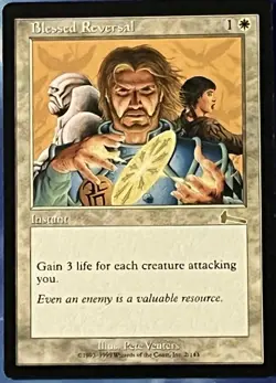 Blessed Reversal - Urza's Legacy - MTG Magic - Rare - LP - Image 1