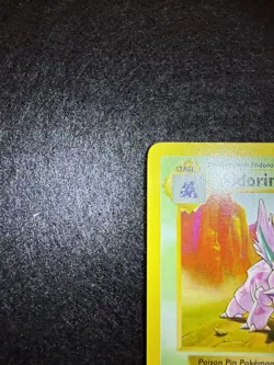 Pokemon Nidorino 37/102 from Base Set Shadowless in MP condition! - Image 3