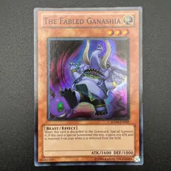 YuGiOh The Fabled Ganashia HA04-EN009 Super Rare Unlimited NM - Image 1