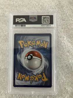 Pokemon 2021 Fusion Strike Celebi V 245 Full Art Holo Ultra Rare PSA 9 - Image 2