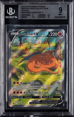 2019 #SWSH260 Charizard V BGS 9 Sword and Shield Black Star Promos - Spanish - Image 1