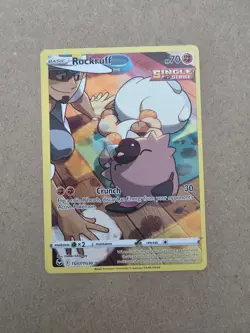 Rockruff TG07/TG30 Silver Tempest Full Art Trainer Gallery Pokemon - Image 1
