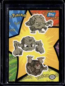Geodude Sticker Sheet / Topps The 1st Movie 1998 (MP) / Pokemon TCG - Image 1