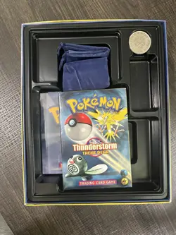 WOTC Pokemon TCG: Thunderstorm Gift Box Open Box Sealed Theme Deck * NO PACKS * 742818062237 - Image 2