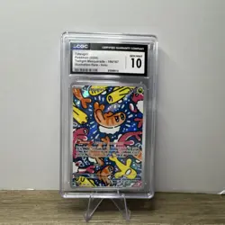Pokemon Tatsugiri Sv06 Twilight Masquerade 186/167 Illustration Rare Holo CGC 10 - Image 1