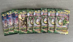 9x Pokemon SWSH Evolving Skies Booster Pack Lot Factory Sealed - Image 2