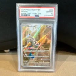 2024 Pokemon Mimikyu 075 Pokemon Center Exclusive Promo PSA 10 - Image 1