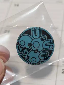 Pokemon Blue Magneton Mini Coin From 151 Chinese - Image 1
