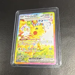 Pokemon Pikachu EX 238/191 Sv08: Surging Sparks Illustration Rare Holo 200 HP - Image 1