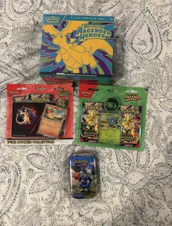 Pokemon Ascended Heroes Lot 1 ETB, 1 Tech Sticker, 1 2pk blister, 1 Mini Tin NEW - Image 1