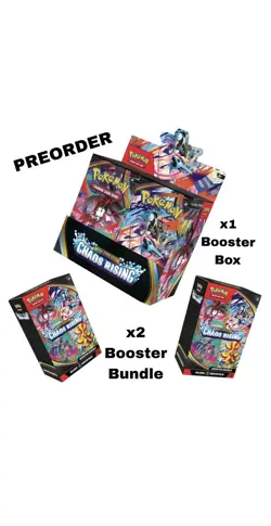 Pokemon Chaos Rising Booster Box + 2 Booster Bundles PREORDER 5/22/2026 - Image 1