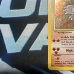 Pokemon TCG Hitmonlee 7/62 Fossil Holo Rare - Image 5