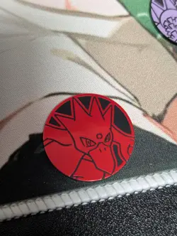 Pokemon Red Golduck Mini Coin From 151 Chinese - Image 1