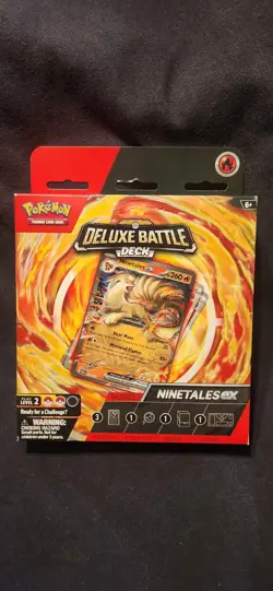 POKEMON TCG: DELUXE BATTLE DECK: NINETALES EX FACTORY SEALED - Image 1