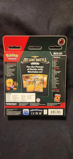 POKEMON TCG: DELUXE BATTLE DECK: NINETALES EX FACTORY SEALED - Image 2
