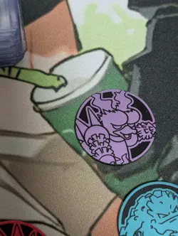 Pokemon Purple Magmar Mini Coin From 151 Chinese - Image 1