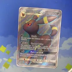 Pokemon Umbreon GX Full Art 142/149 SM Base Set Ultra Rare Holo 200 HP English - Image 1
