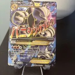Pokemon M Mewtwo EX 159/162 Breakthrough Full Art Mega Holo 230HP Ultra Rare - Image 1