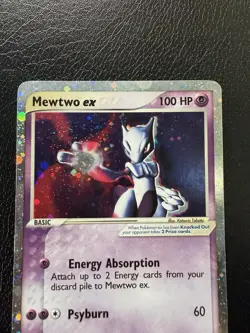Mewtwo ex 101/109 Ruby and Sapphire Holo Ultra Rare Pokemon TCG MP With Swirl🌀 - Image 3
