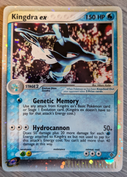 Pokemon Kingdra ex 92/97 Dragon Holo LP - Image 1