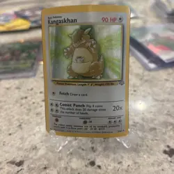 Pokemon Karte/card - Kangama Kangaskhan 5/64 Jungle - Holo SWIRL - Excellent++ - Image 1