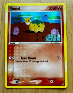 Pokemon TCG NUMEL 59/100 Reverse Holo & Normal. Ex Crystal Guardians. NM/M - Image 5